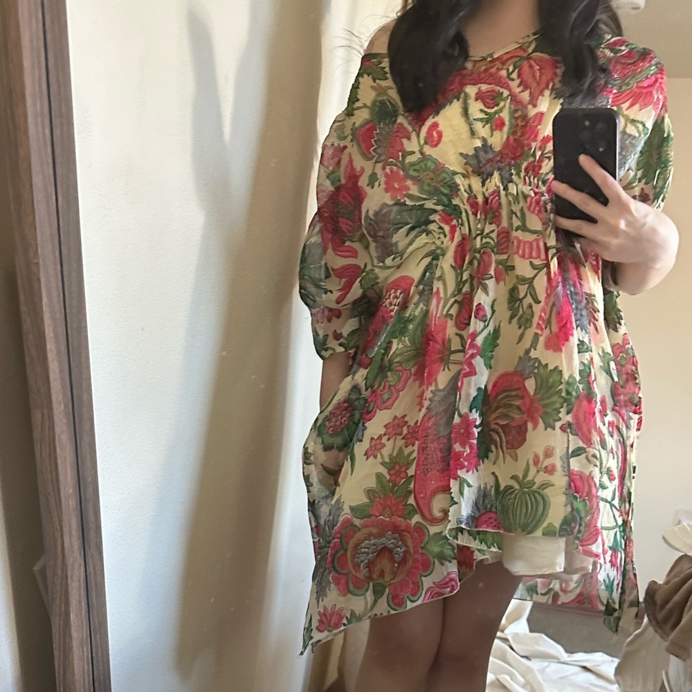 Floral Swim Cover Up